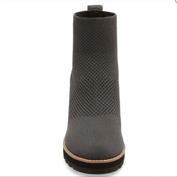 Eileen fisher Amos Knit Wedge Bootie London Style Size 7 New - Picture 2 of 7